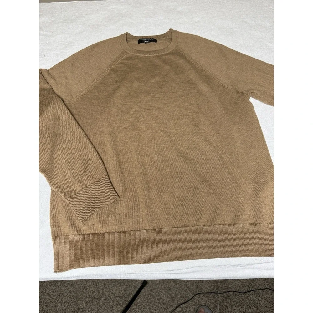 Banana Republic Red Italian Wool and Alpaca Blend Sweater Large Grandpa Core